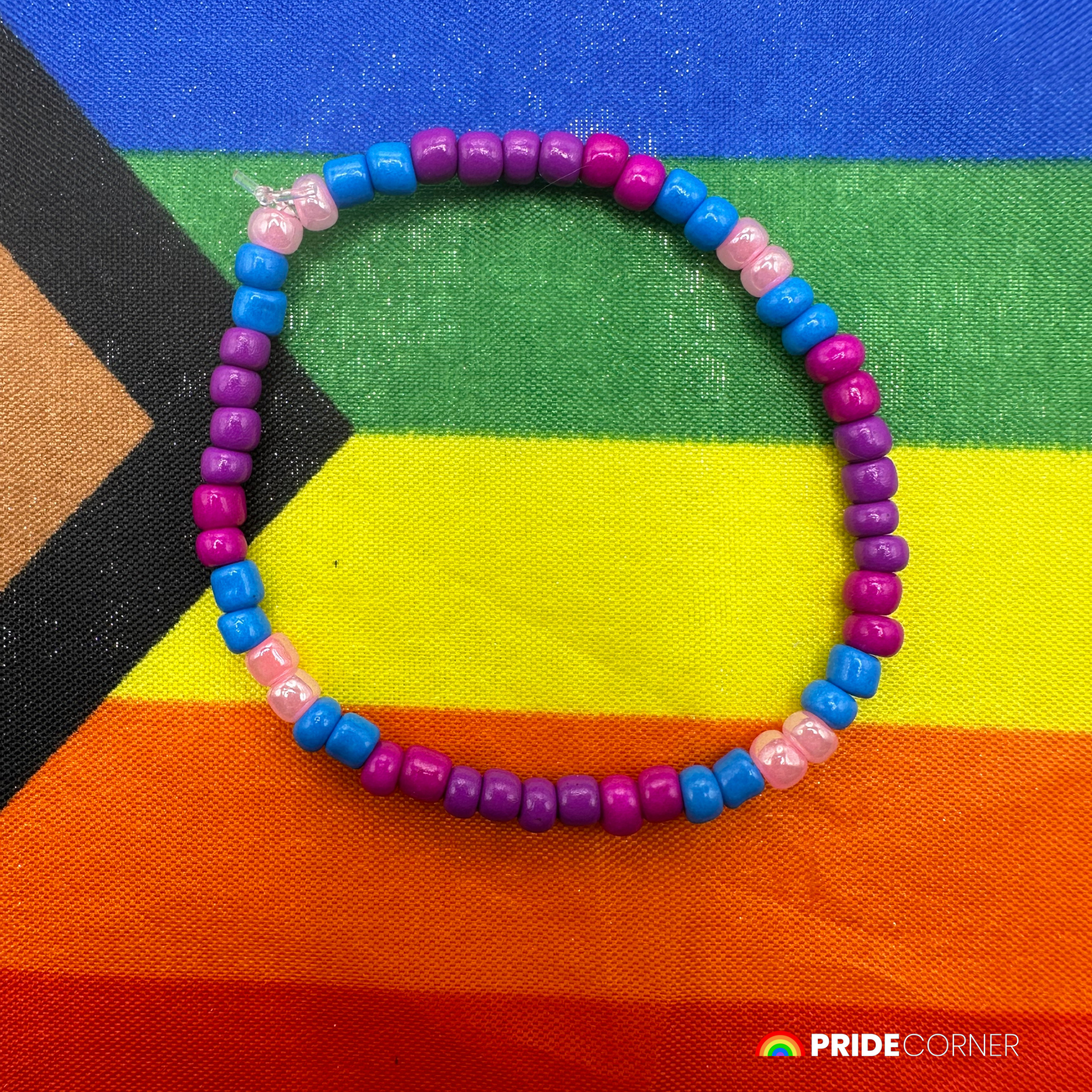 Gender Non-Comforming Bracelet With Flag Colours