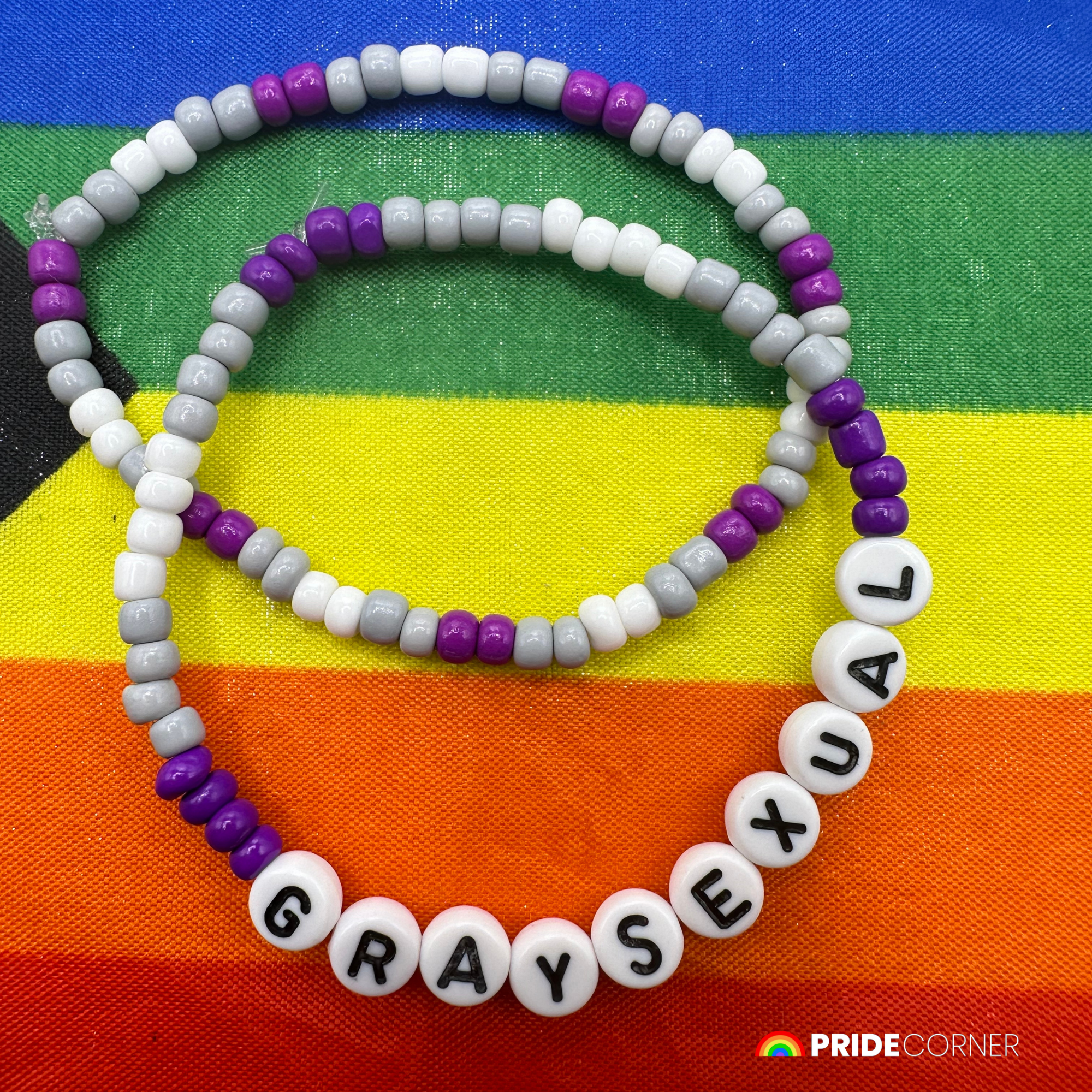 Graysexual Beaded Bracelets | LGBTQIA+ Inclusive Pride Jewellery