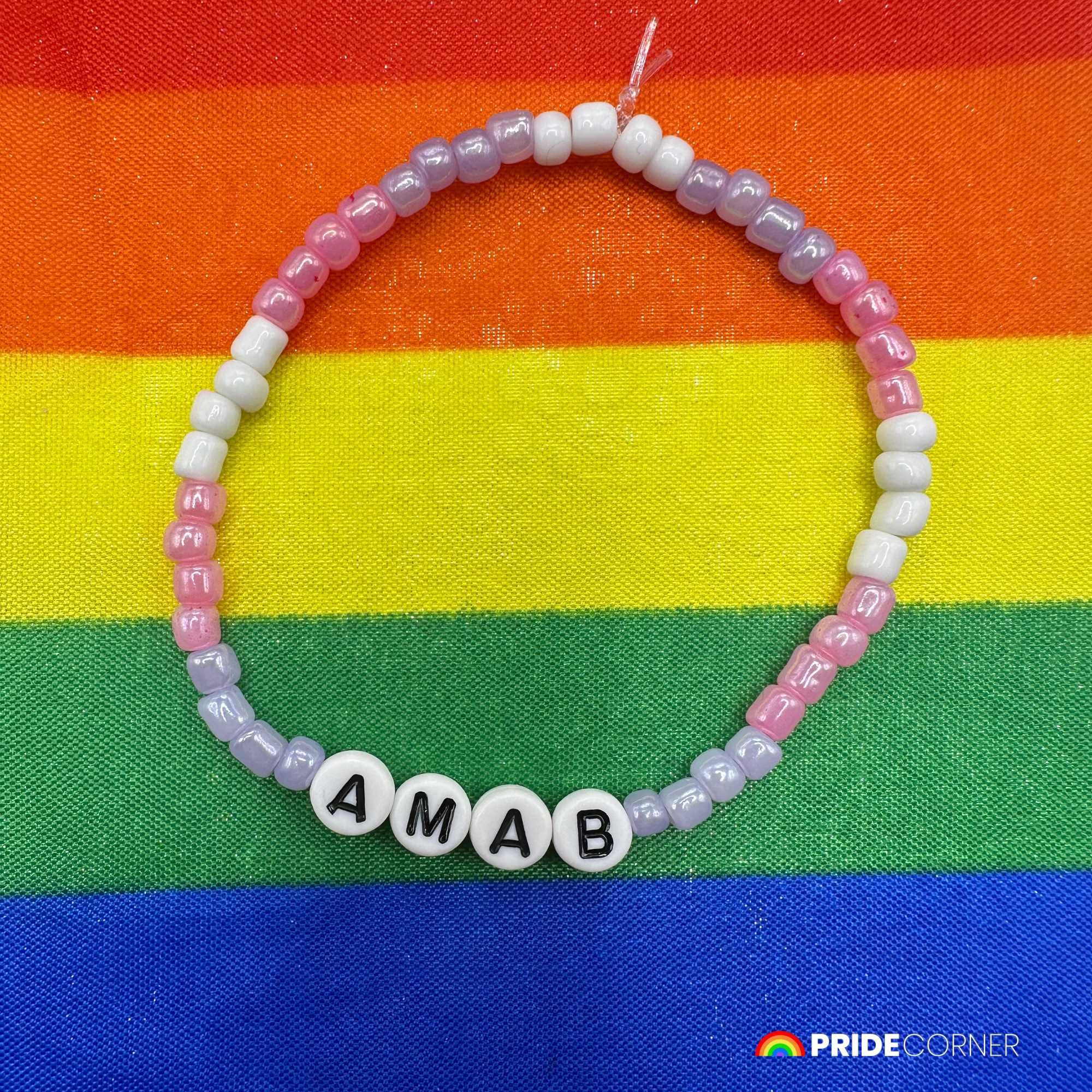 AMAB Beaded Bracelet | LGBTQIA+ Inclusive Pride Jewellery