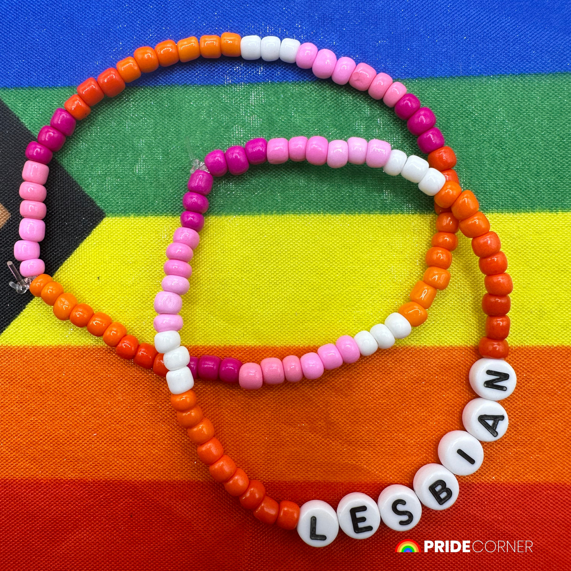 Lesbian Beaded Bracelets | LGBTQIA+ Inclusive Pride Jewellery