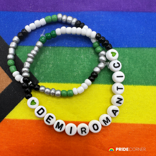 Demiromantic Beaded Bracelets | LGBTQIA+ Inclusive Pride Jewellery