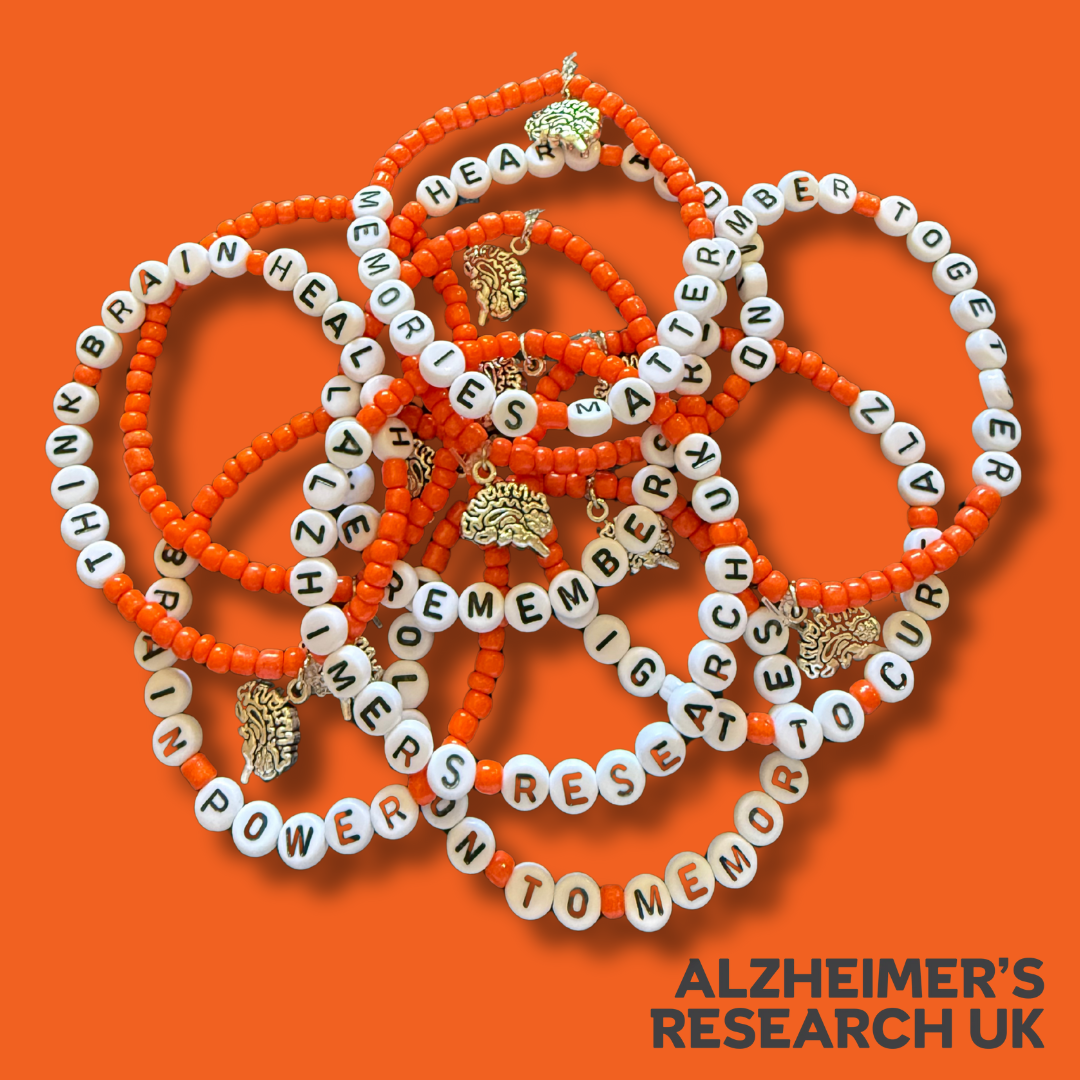 Alzheimer's Research UK Beaded Bracelets | The Pride Corner Charity Initiative