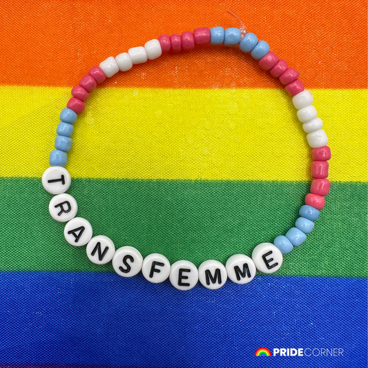 Transfemme Beaded Bracelet | LGBTQIA+ Inclusive Pride Jewellery