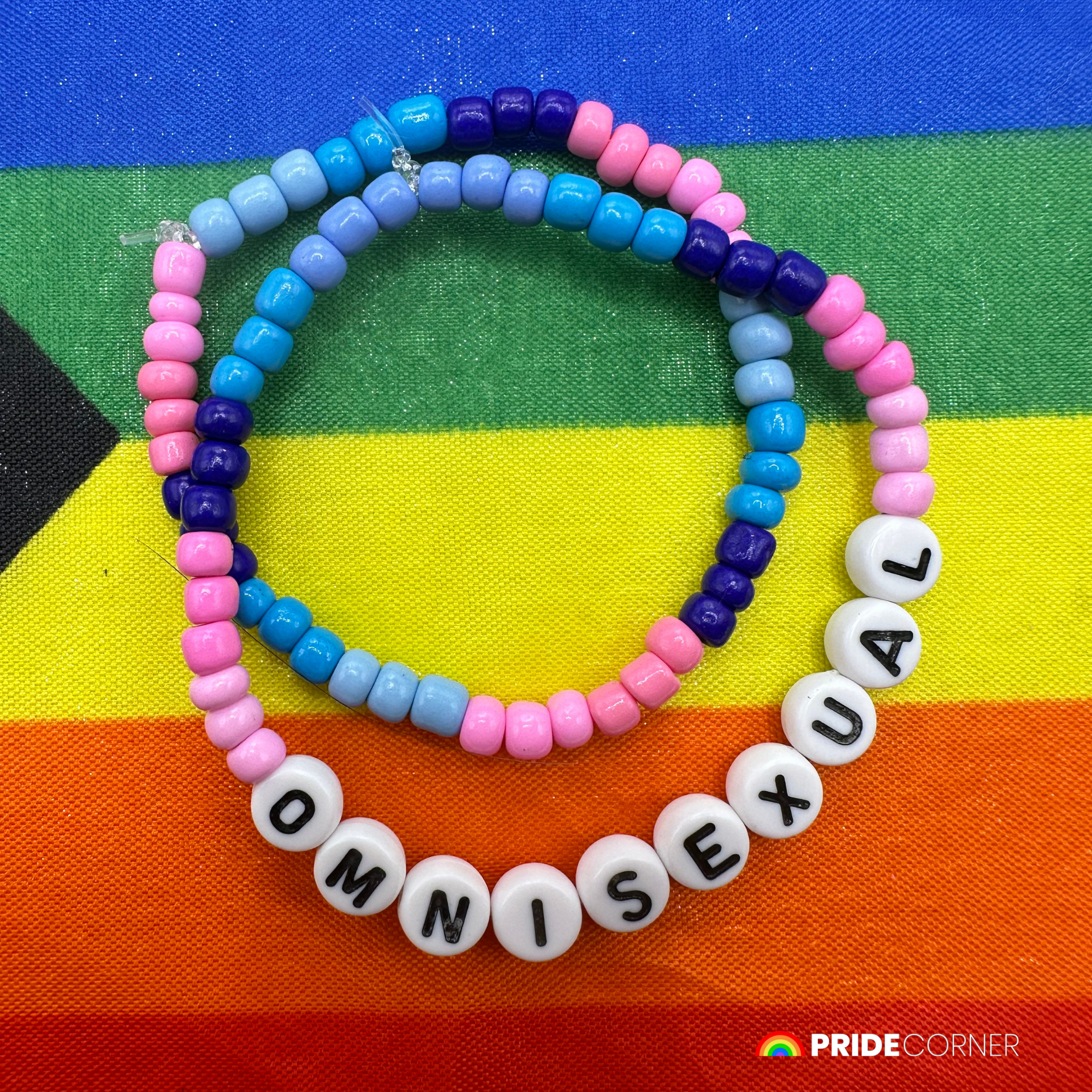 Omnisexual Beaded Bracelets | LGBTQIA+ Inclusive Pride Jewellery