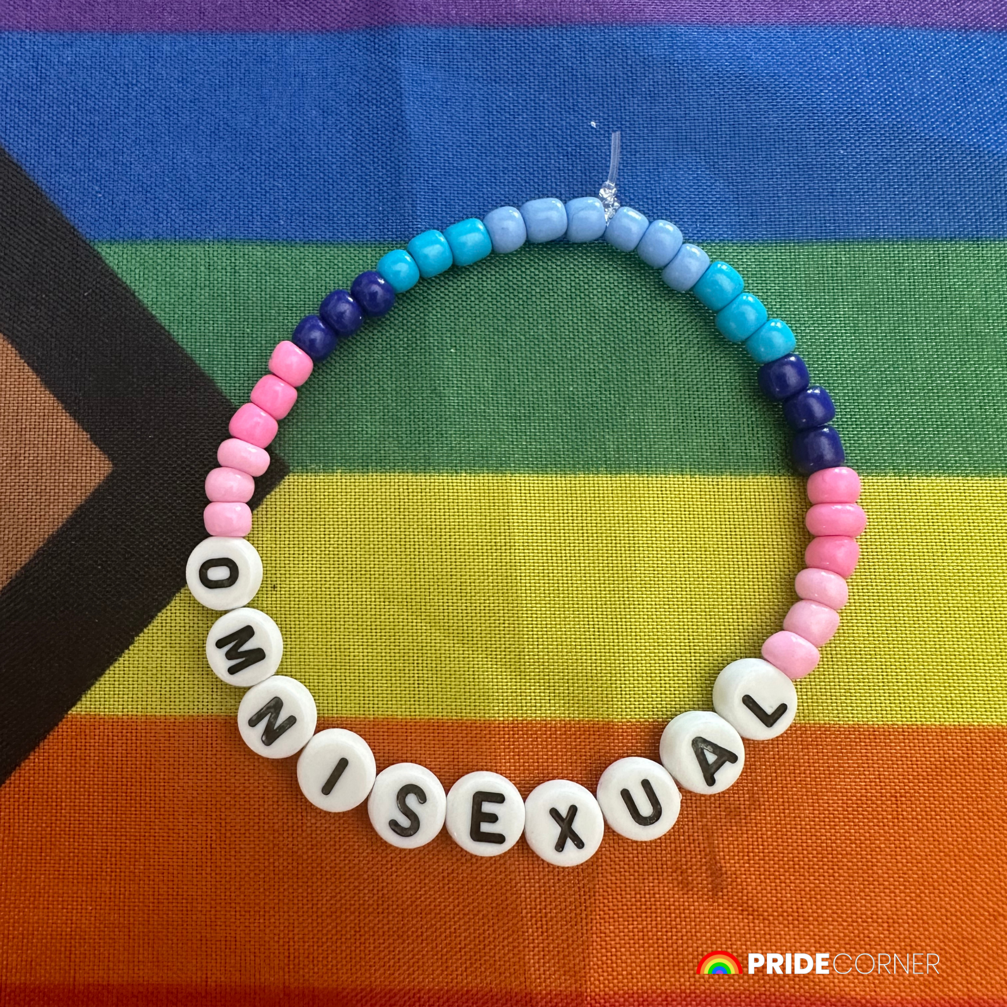 Omnisexual Beaded Bracelets | LGBTQIA+ Inclusive Pride Jewellery