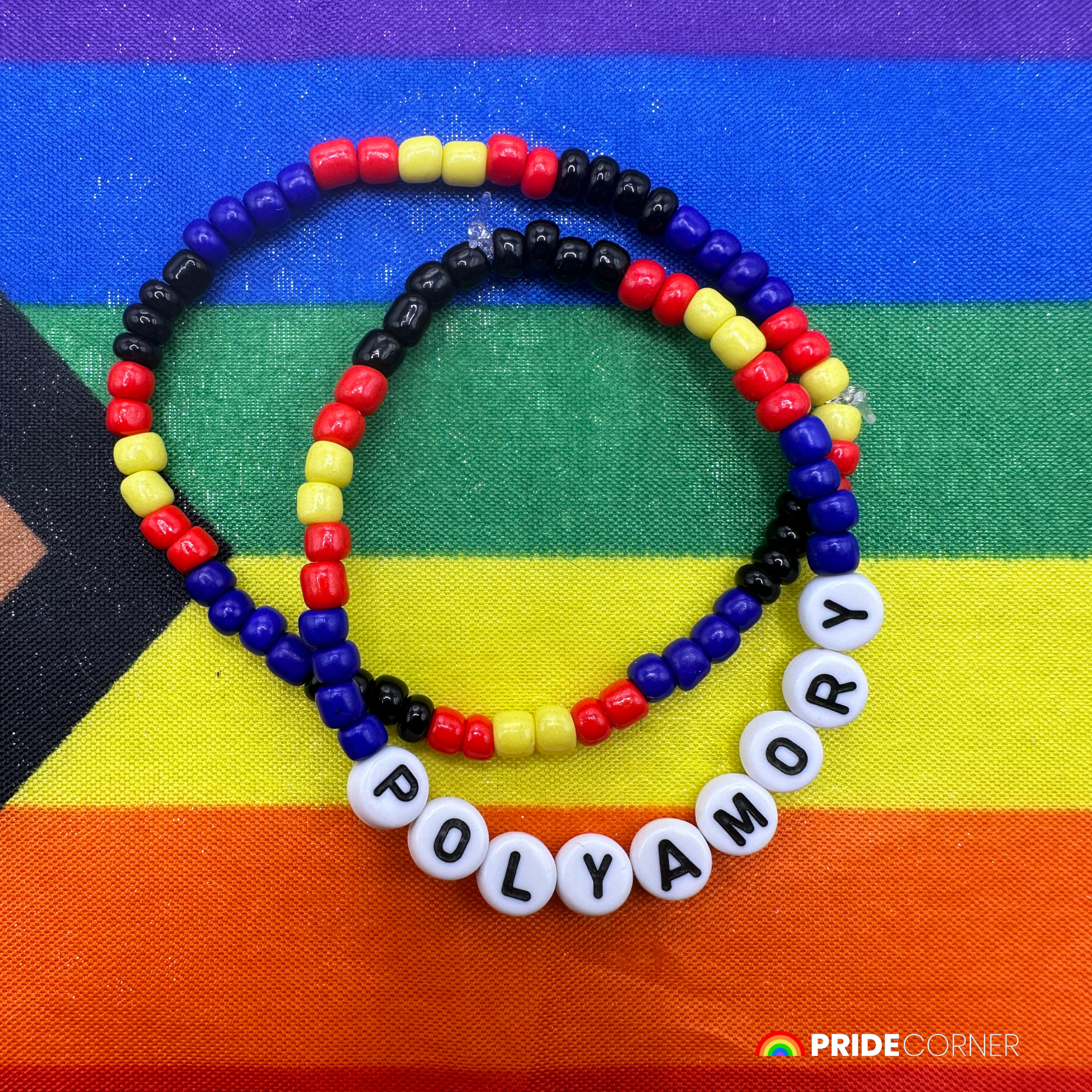Polyamory Beaded Bracelets | LGBTQIA+ Inclusive Pride Jewellery