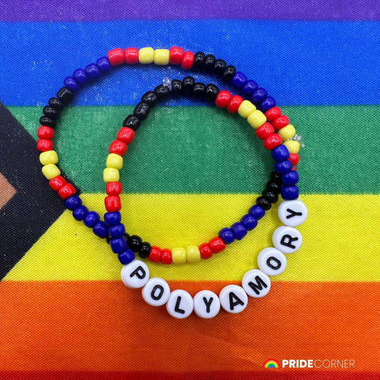 Polyamory Beaded Bracelets | LGBTQIA+ Inclusive Pride Jewellery