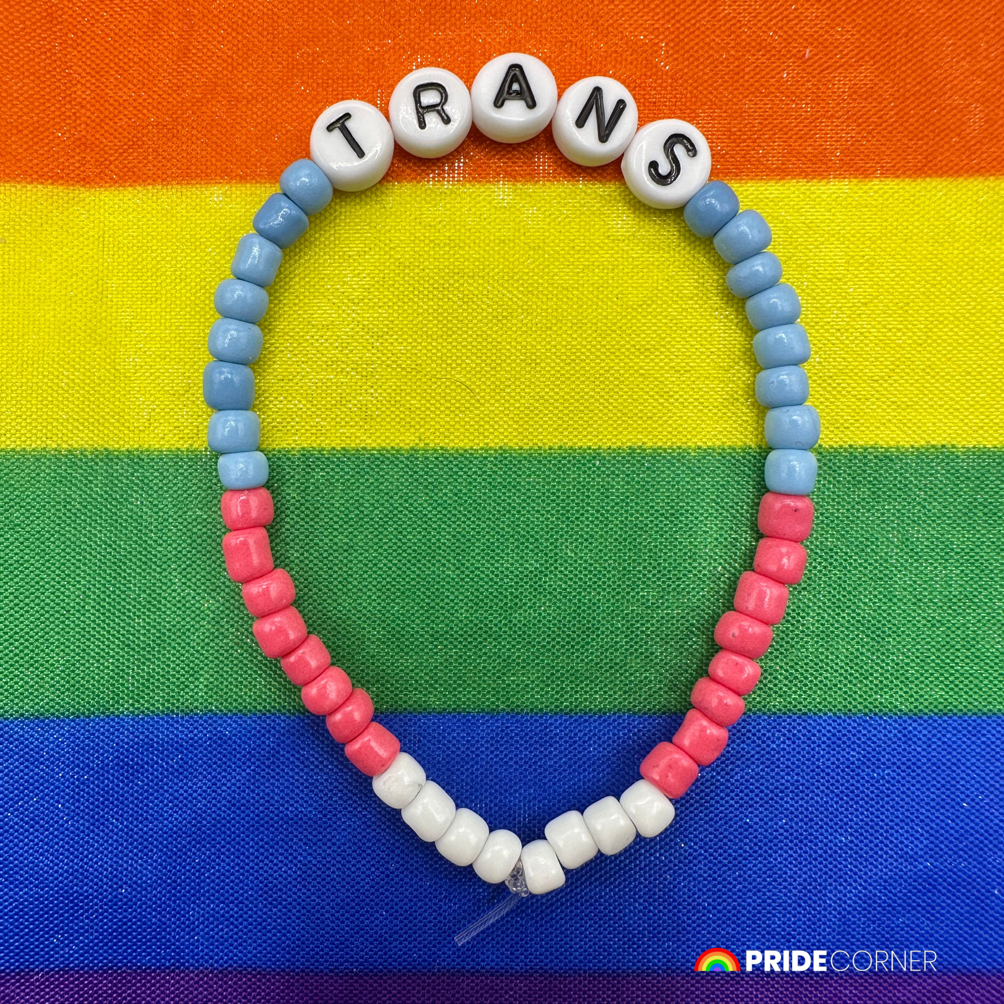 Trans Beaded Bracelets | LGBTQIA+ Inclusive Pride Jewellery