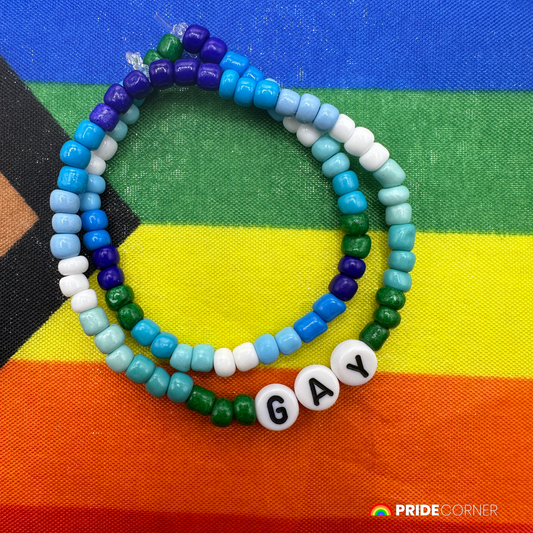 Gay Beaded Bracelets | LGBTQIA+ Inclusive Pride Jewellery