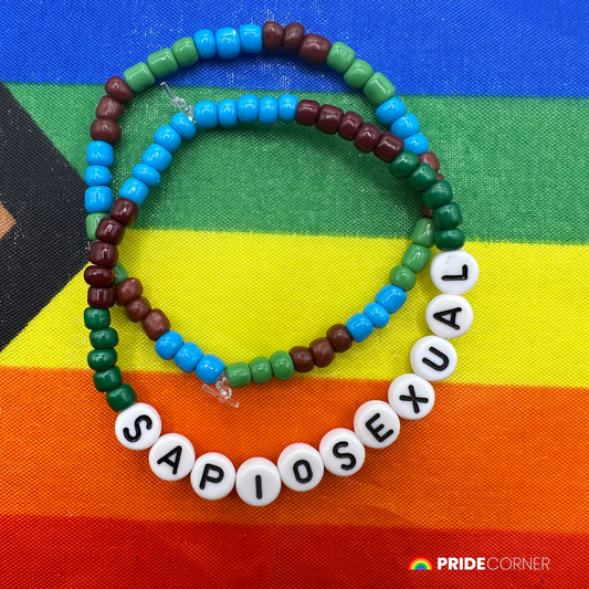Sapiosexual Beaded Bracelets | LGBTQIA+ Inclusive Pride Jewellery