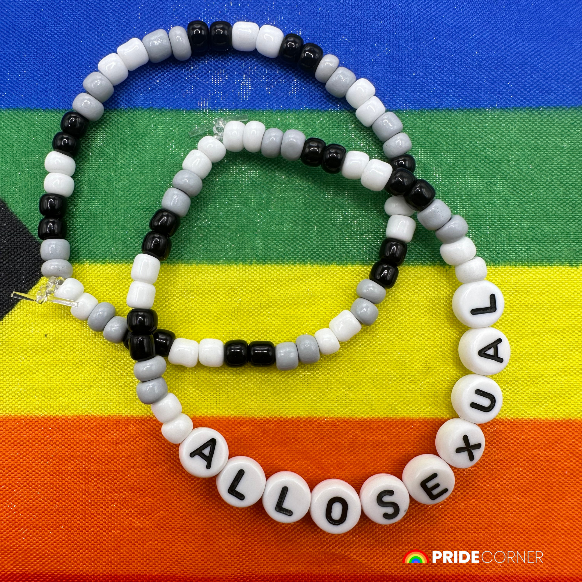 Allosexual Beaded Bracelets | LGBTQIA+ Inclusive Pride Jewellery