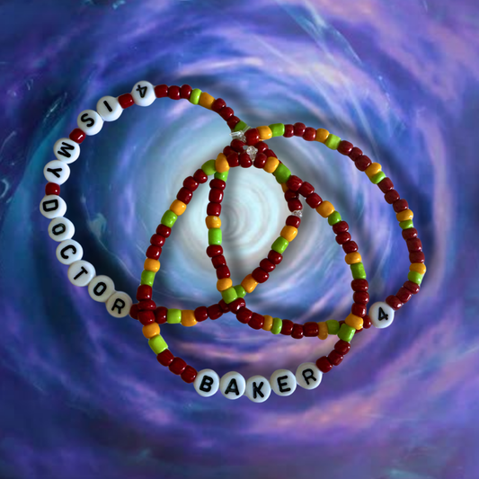Fourth Doctor (Tom Baker) Doctor Who Bracelets | LGBTQIA+ Supporting Jewellery