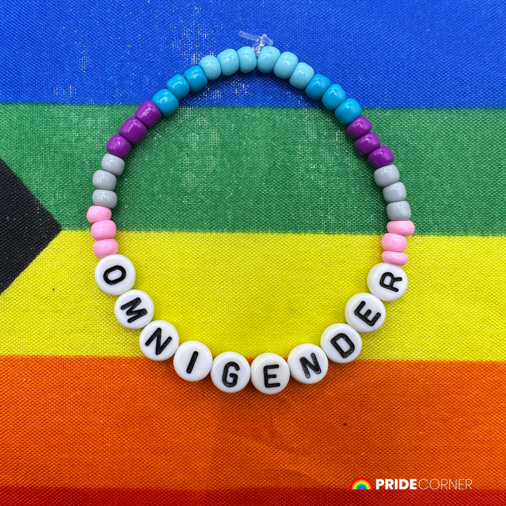 Omnigender Beaded Bracelets | LGBTQIA+ Inclusive Pride Jewellery
