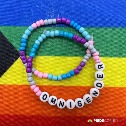 Omnigender Beaded Bracelets | LGBTQIA+ Inclusive Pride Jewellery