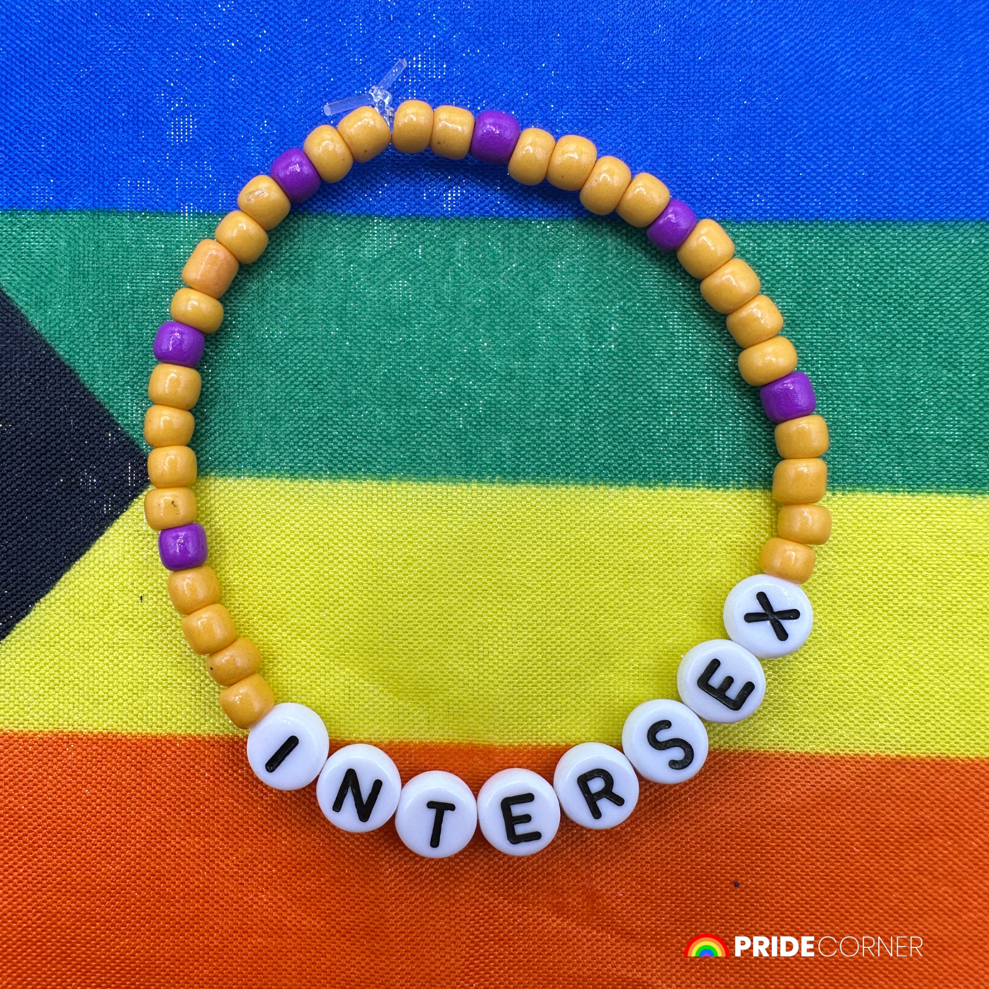 Intersex Bracelet With Identity Lettering
