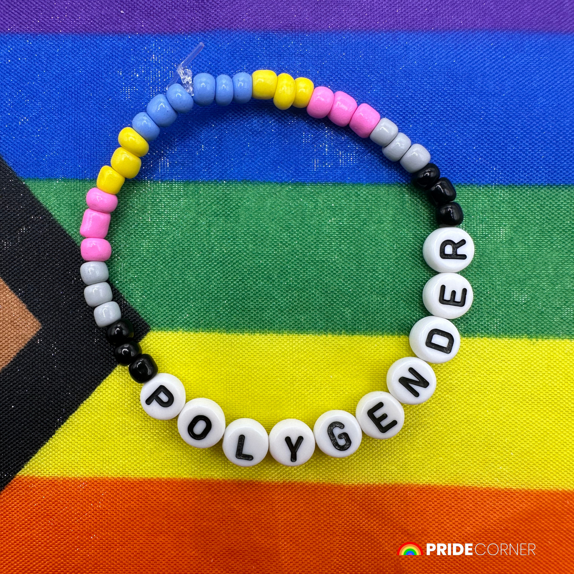 Polygender Beaded Bracelets | LGBTQIA+ Inclusive Pride Jewellery