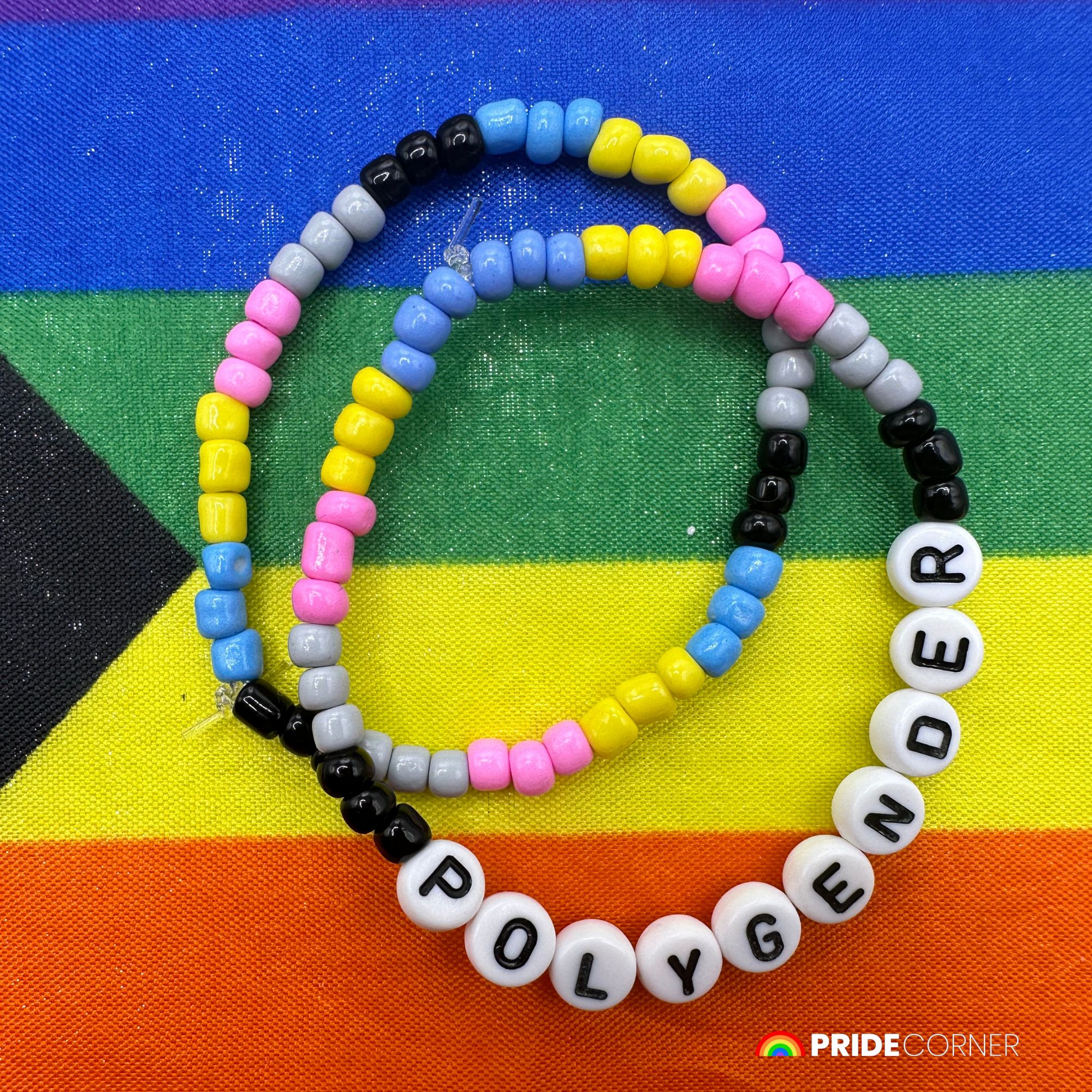 Polygender Beaded Bracelets | LGBTQIA+ Inclusive Pride Jewellery