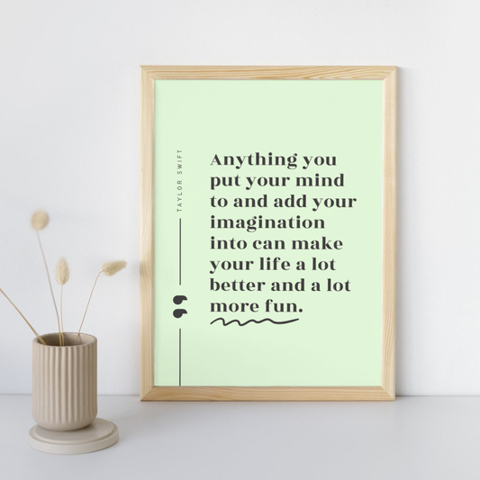 More Fun Quote Taylor Swift Wall Art Print – 8x10 Digital Download | LGBTQIA+ Supporting Prints