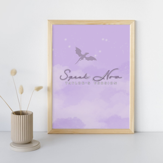 Speak Now (Taylor's Version) Taylor Swift Wall Art Print – 8x10 Digital Download | LGBTQIA+ Supporting Prints