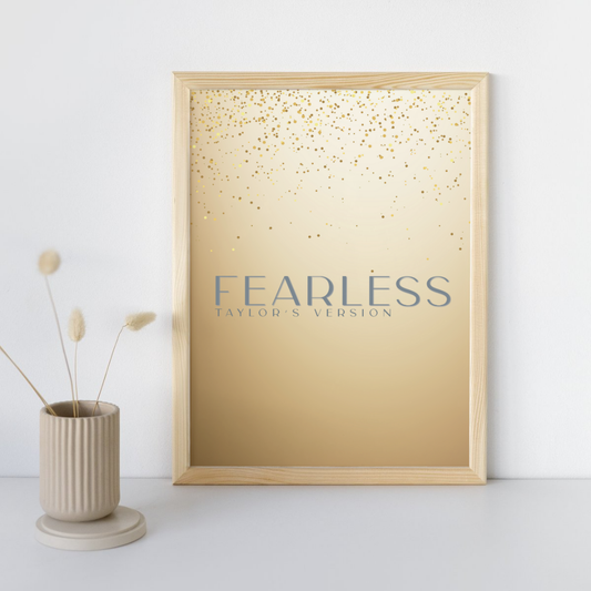 Fearless (Taylor's Version) Taylor Swift Wall Art Print – 8x10 Digital Download | LGBTQIA+ Supporting Prints