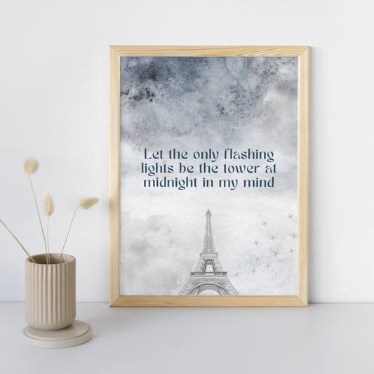 Paris Taylor Swift Wall Art Print – 8x10 Digital Download | LGBTQIA+ Supporting Prints