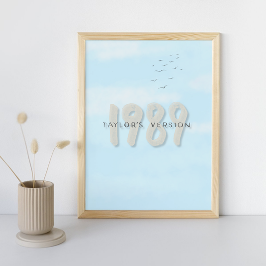 1989 (Taylor's Version) Taylor Swift Wall Art Print – 8x10 Digital Download | LGBTQIA+ Supporting Prints