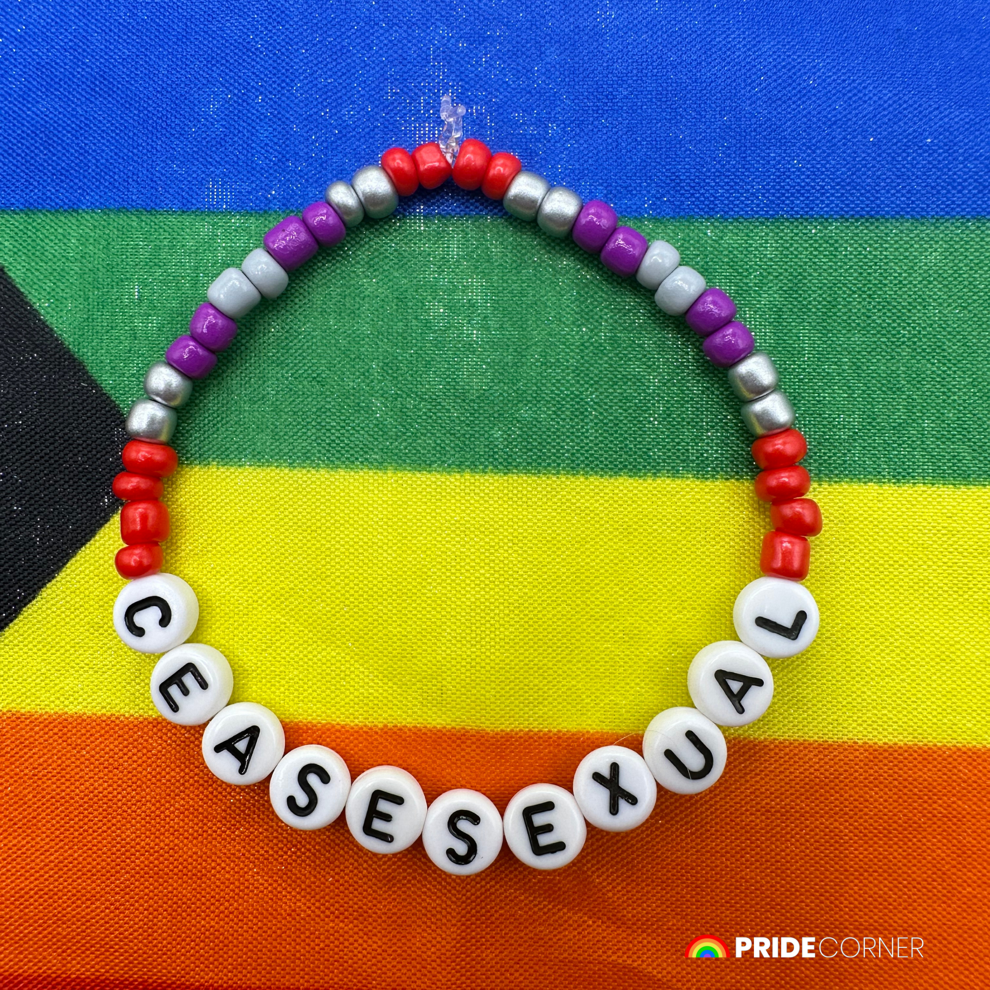 Ceasesexual Beaded Bracelets | LGBTQIA+ Inclusive Pride Jewellery