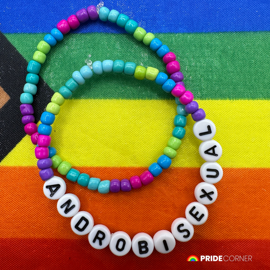 Androbisexual Beaded Bracelets | LGBTQIA+ Inclusive Pride Jewellery