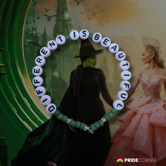 "Different is Beautiful" Wicked Inspired Bracelet | LGBTQIA+ Supporting Jewellery