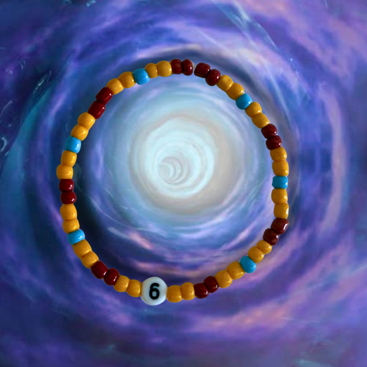 Sixth Doctor (Colin Baker) Doctor Who Bracelets | LGBTQIA+ Supporting Jewellery