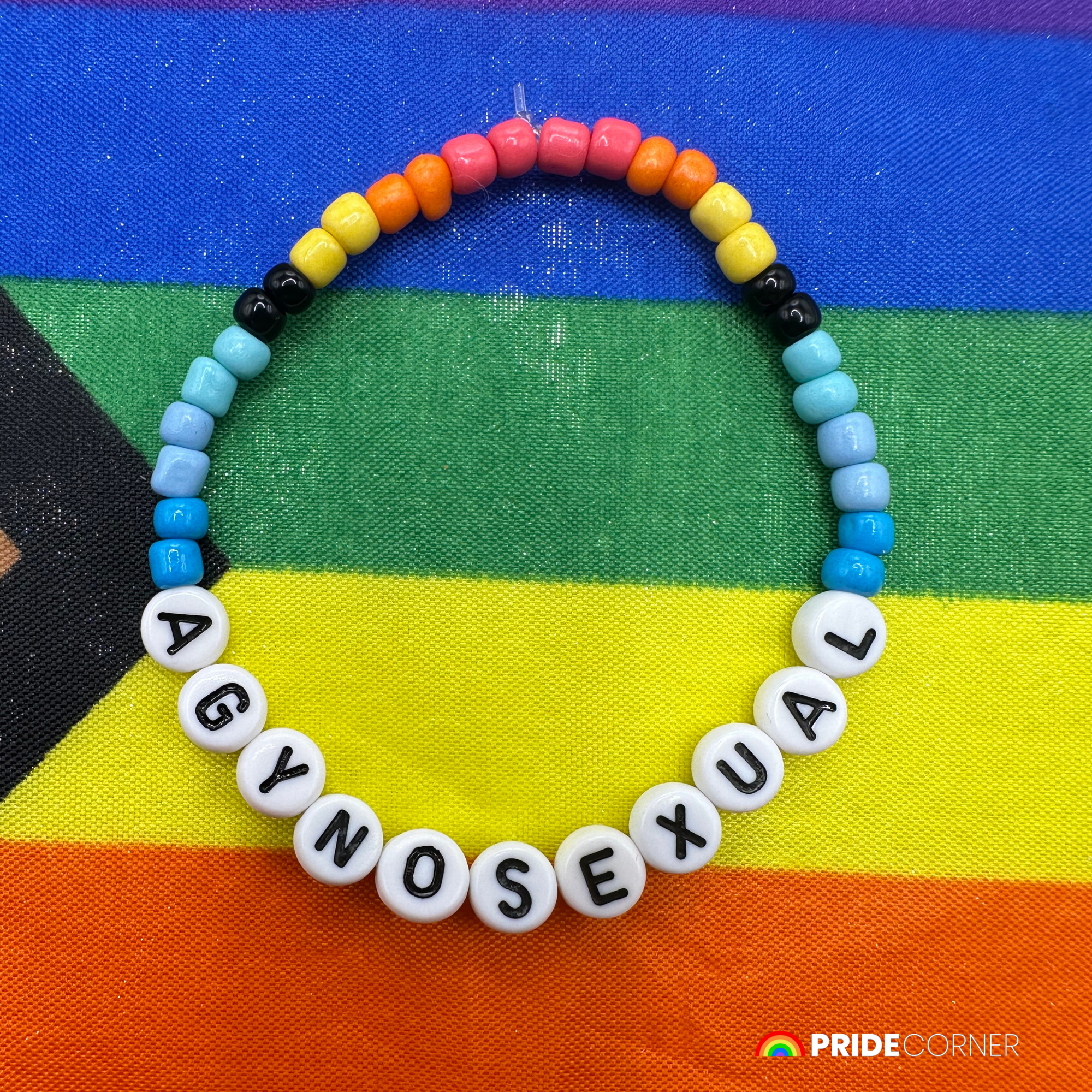 Agynosexual Beaded Bracelets | LGBTQIA+ Inclusive Pride Jewellery