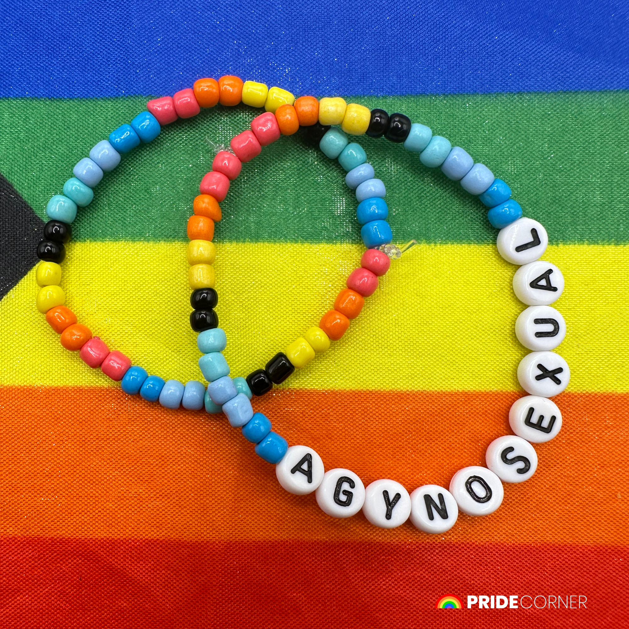 Agynosexual Beaded Bracelets | LGBTQIA+ Inclusive Pride Jewellery