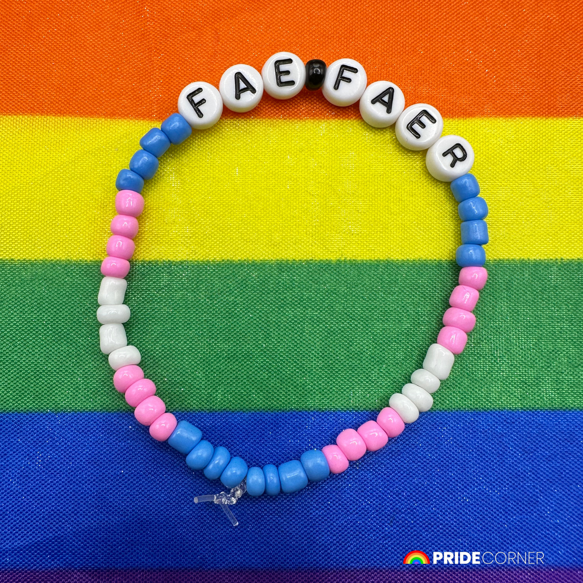 Fae/Faer Pronoun Bracelets | LGBTQIA+ Pride Beaded Jewellery