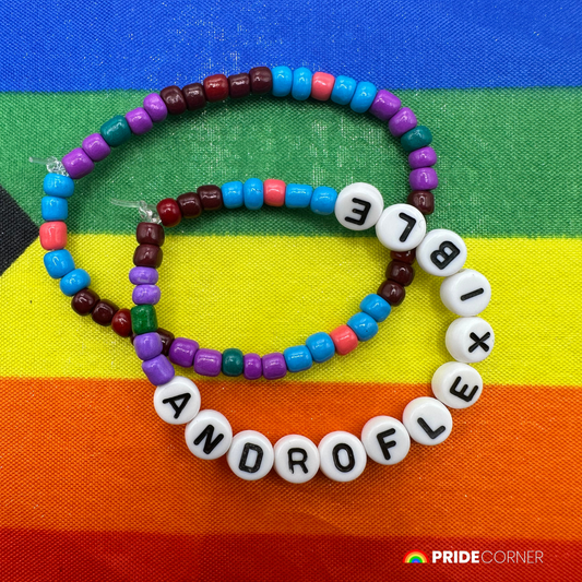 Androflexible Beaded Bracelets | LGBTQIA+ Inclusive Pride Jewellery
