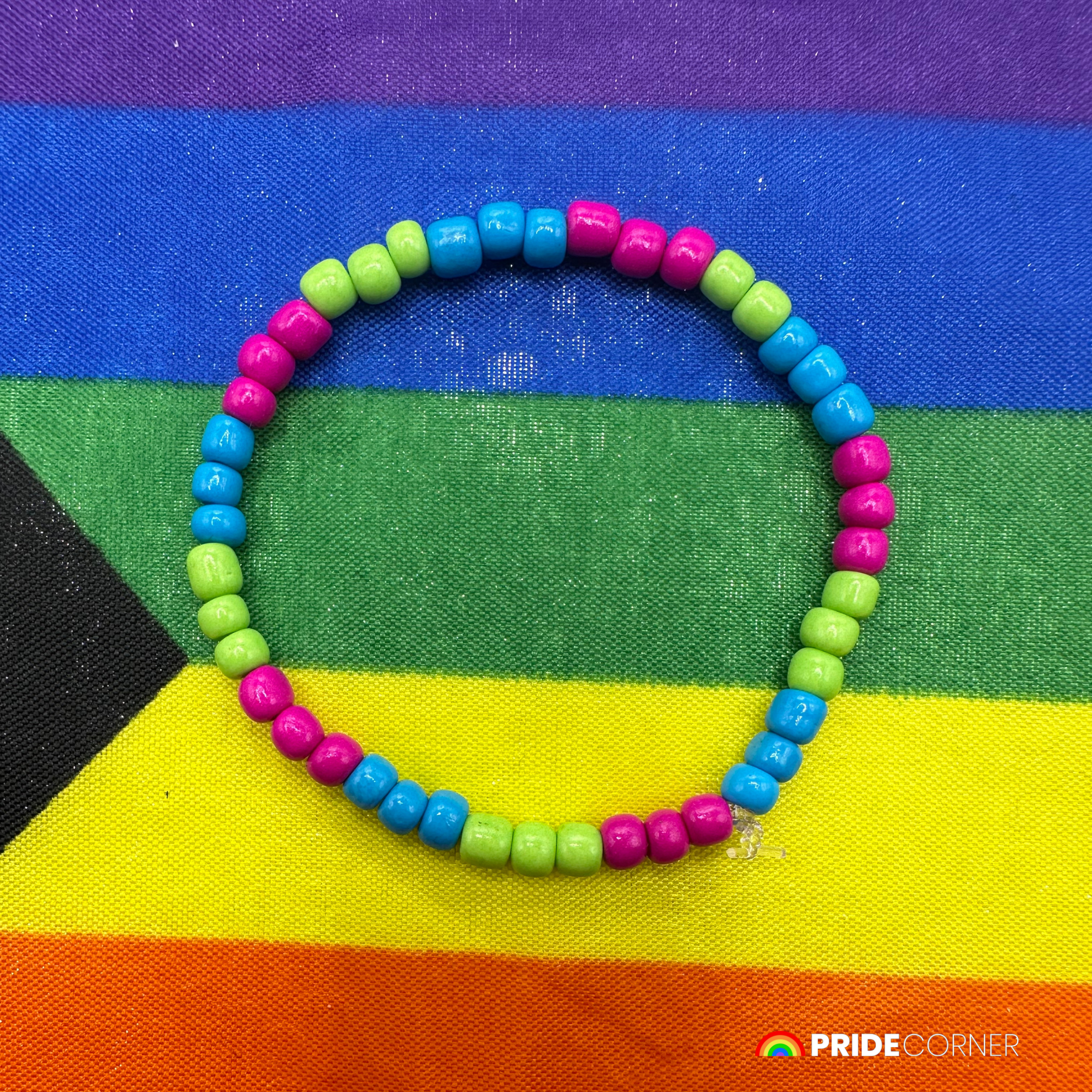 Polysexual Beaded Bracelets | LGBTQIA+ Inclusive Pride Jewellery