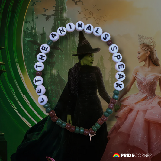 "Let The Animals Speak" Wicked Inspired Bracelet | LGBTQIA+ Supporting Jewellery