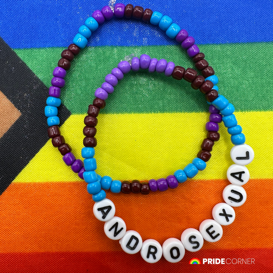 Androsexual Beaded Bracelets | LGBTQIA+ Inclusive Pride Jewellery