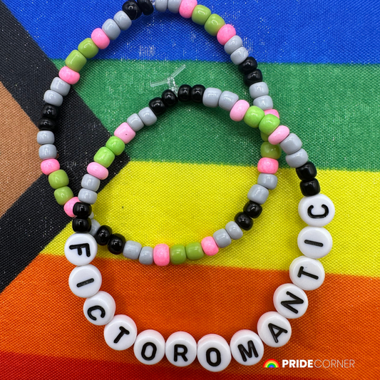 Fictoromantic Beaded Bracelets | LGBTQIA+ Inclusive Pride Jewellery
