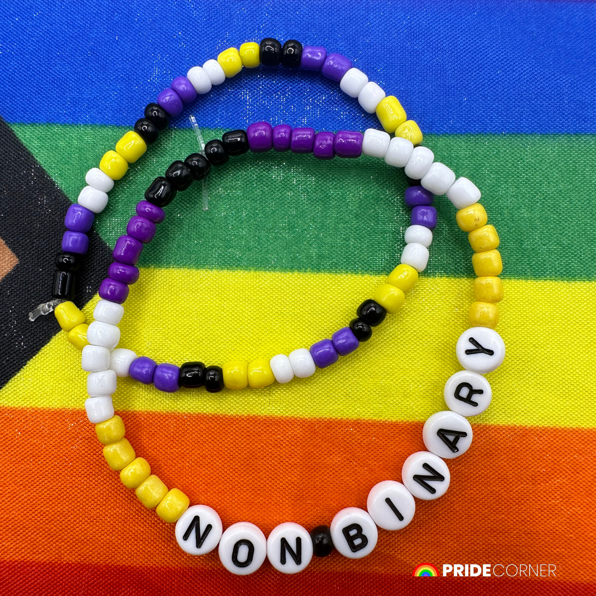 Non-Binary Beaded Bracelets | LGBTQIA+ Inclusive Pride Jewellery