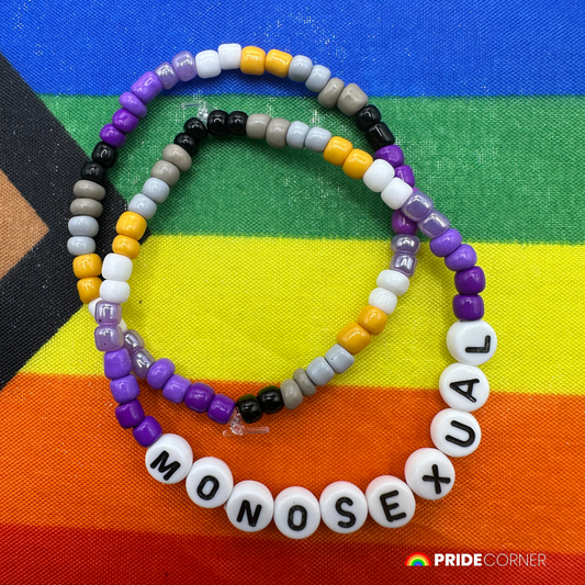 Monosexual Beaded Bracelets | LGBTQIA+ Inclusive Pride Jewellery