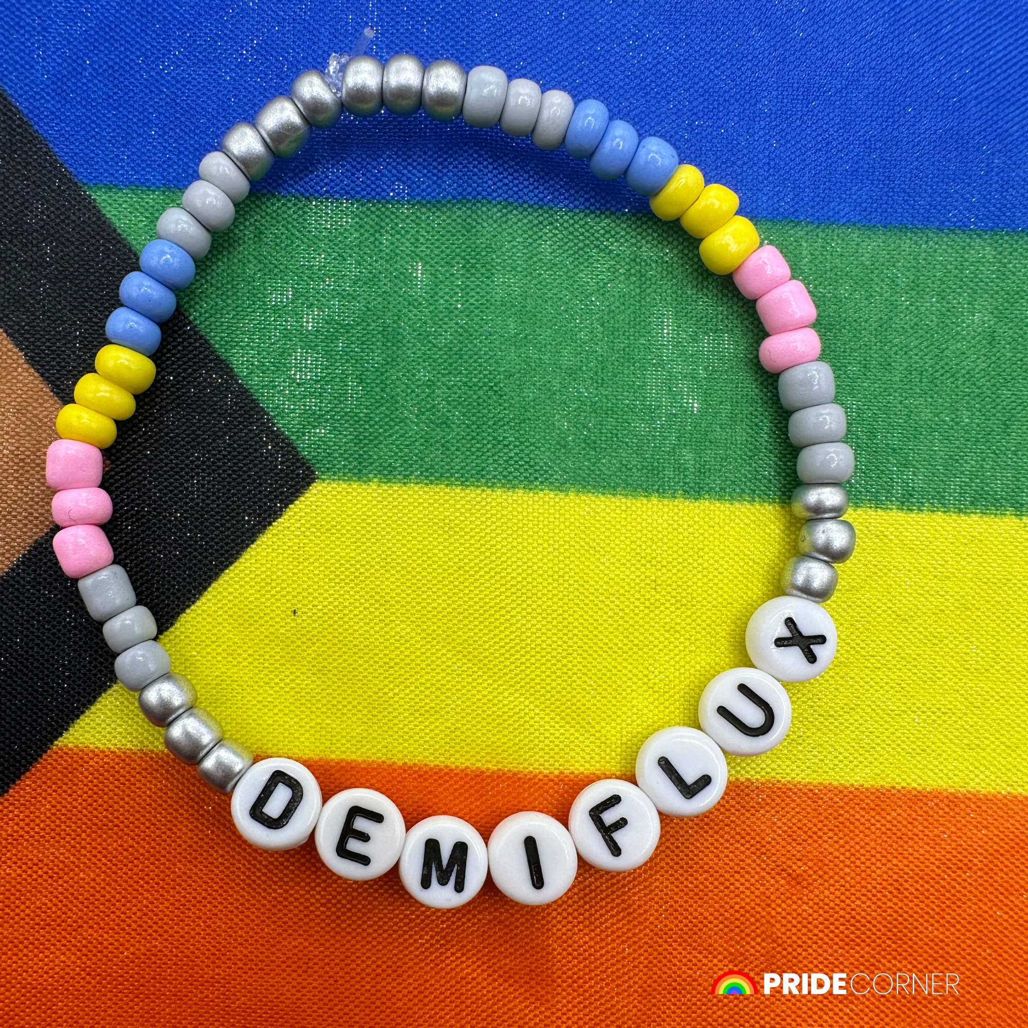 Demiflux Beaded Bracelets | LGBTQIA+ Inclusive Pride Jewellery