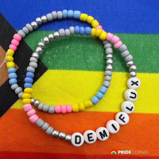 Demiflux Beaded Bracelets | LGBTQIA+ Inclusive Pride Jewellery