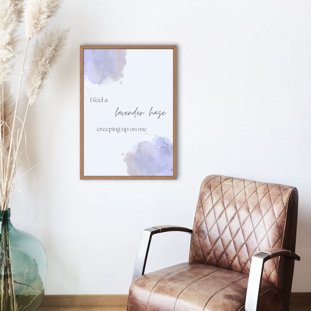 Lavender Haze Taylor Swift Wall Art Print – 8x10 Digital Download | LGBTQIA+ Supporting Prints