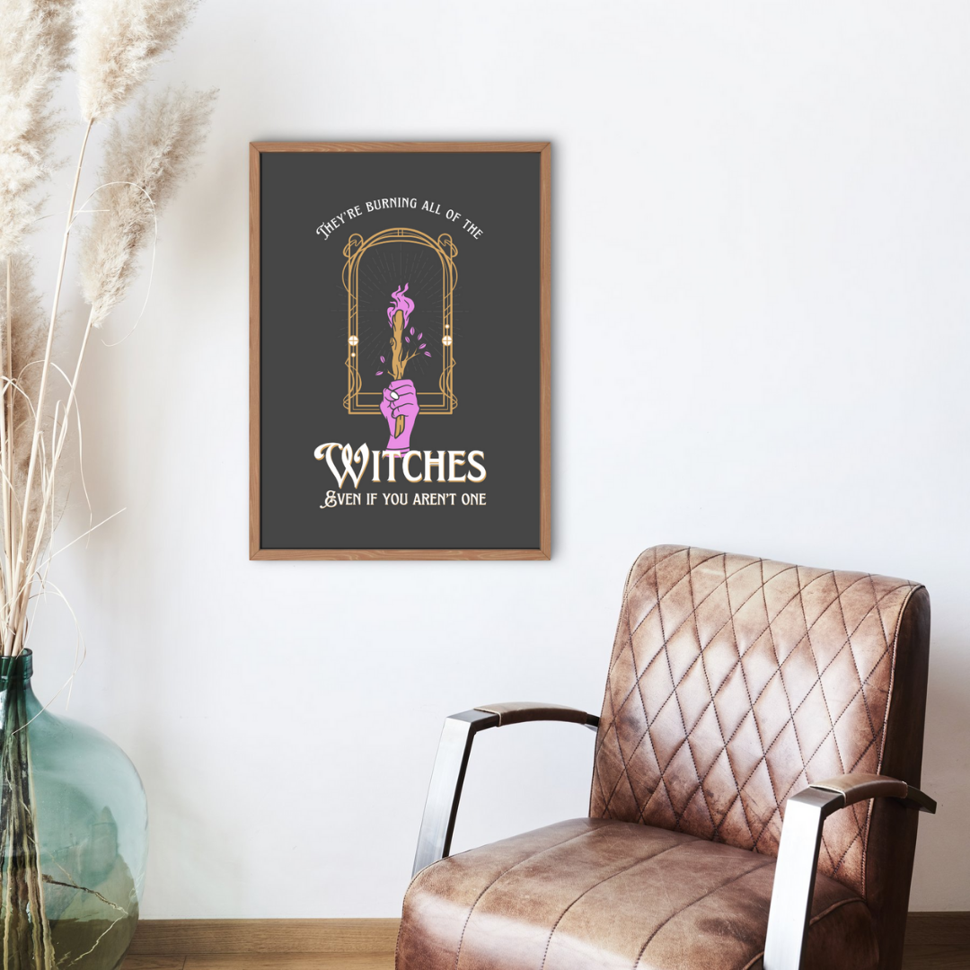 Burning The Witches Taylor Swift Wall Art Print – 8x10 Digital Download | LGBTQIA+ Supporting Prints