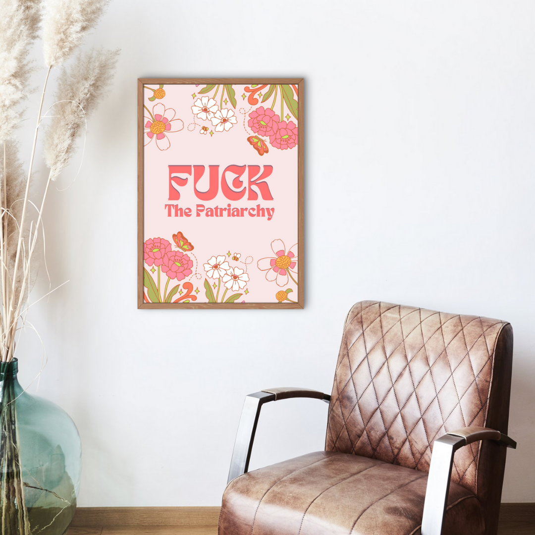 Fuck The Patriarchy Taylor Swift Wall Art Print – 8x10 Digital Download | LGBTQIA+ Supporting Prints