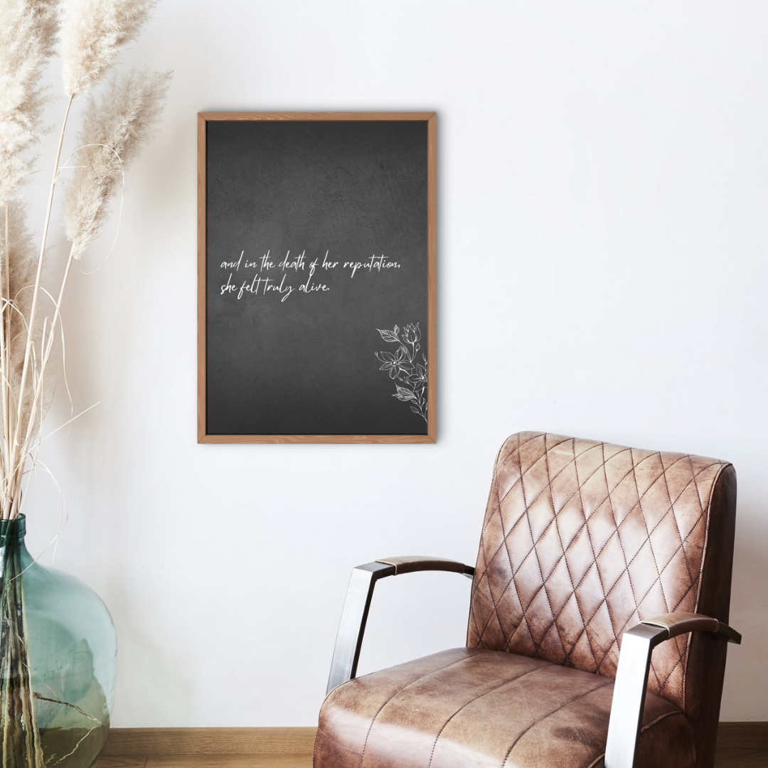 In The Death of Her Reputation Taylor Swift Wall Art Print – 8x10 Digital Download | LGBTQIA+ Supporting Prints