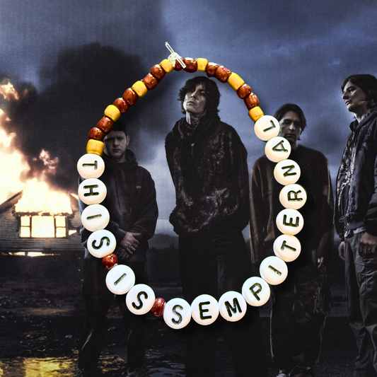 "This Is Sempiternal" Bring Me The Horizon Beaded Bracelet | LGBTQIA+ Supporting Jewellery