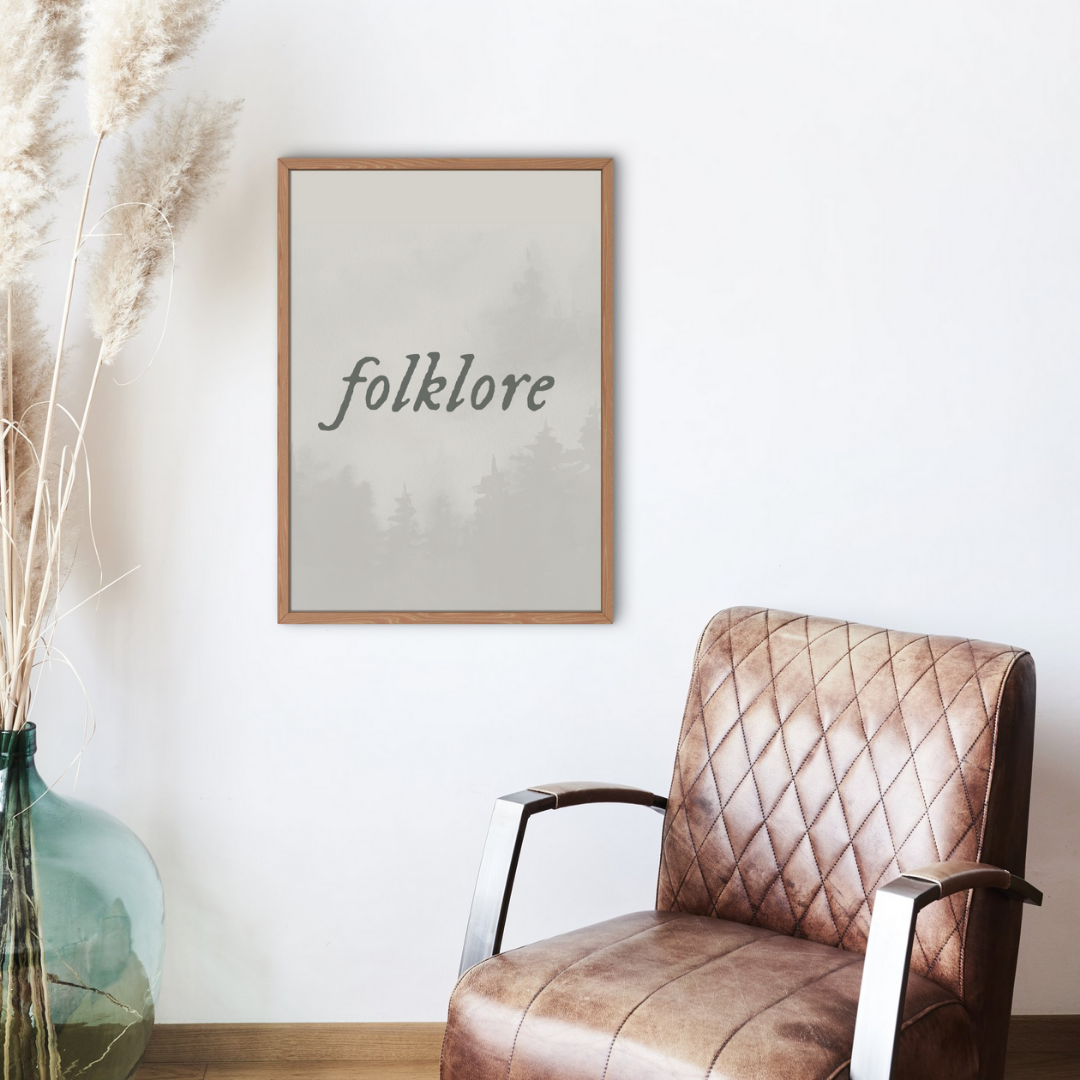 Folklore Taylor Swift Wall Art Print – 8x10 Digital Download | LGBTQIA+ Supporting Prints