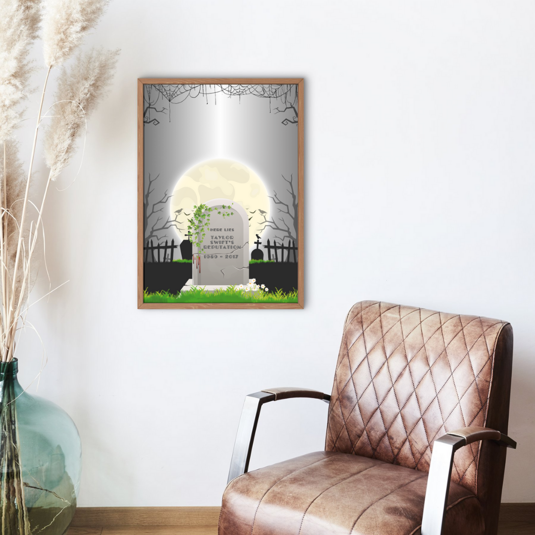 Taylor Swift's Reputation Wall Art Print – 8x10 Digital Download | LGBTQIA+ Supporting Prints