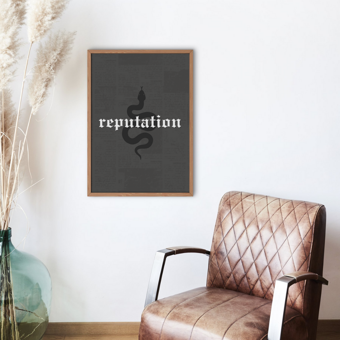 Reputation Taylor Swift Wall Art Print – 8x10 Digital Download | LGBTQIA+ Supporting Prints